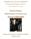 Alexis Brizar : Récital d'orgue - Chapelle Saint-Louis de la Salpétrière